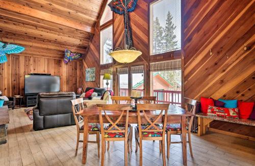 Angel Fire House | Angel Fire Cabin Hot Tub, Fire Pit and Trail Access