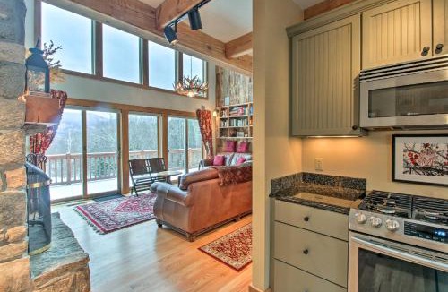 Franconia House | Architect-Designed Franconia Home Hot Tub and Views