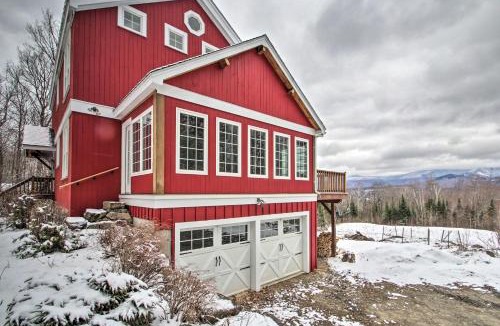 Franconia House | Architect-Designed Franconia Home Hot Tub and Views
