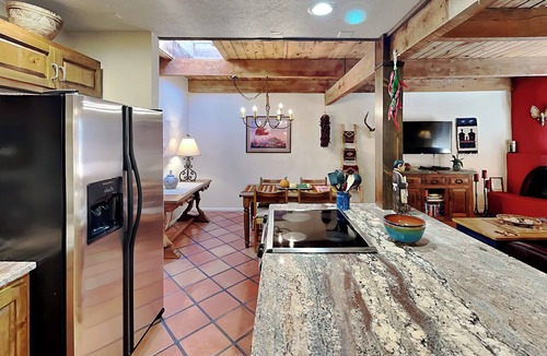 Northeast Santa Fe Condo | Artist Rd 7 | Cozy Fireplace, Pool Access, Centrally Located