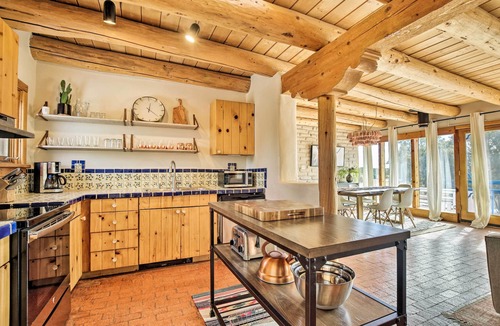 Eldorado at Santa Fe House | Authentic Santa Fe Adobe Home w/Desert Views