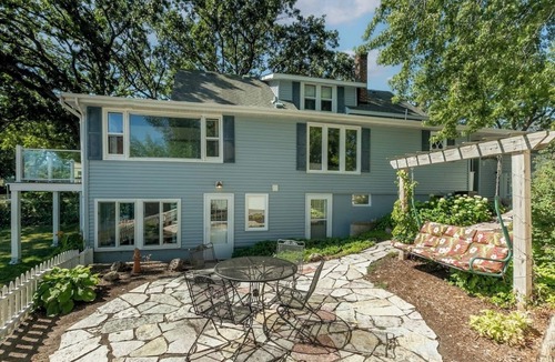 Forest Lake Cabin | Beach Cottage on Forest Lake near downtown with your own SANDY BEACH and dock!