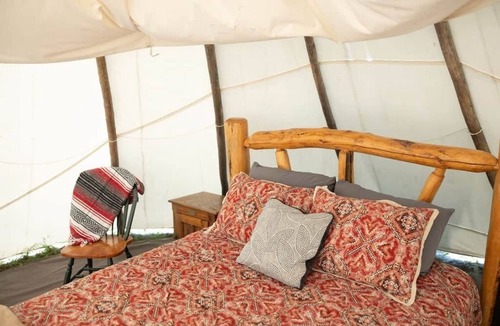 Saddlestring House | Bear Tipi, Rustic "Bear" Tipi by Bighorn Mountains
