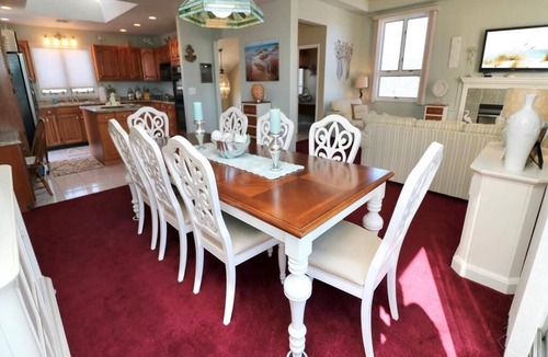 Ship Bottom House | Beautiful ocean block reverse living home with ocean views 148119