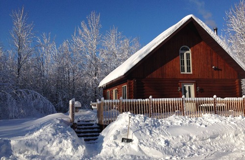 Ladysmith Cabin | Beautiful Ponderosa Pine Log Cabin - Northwoods Retreat On 10 Acres