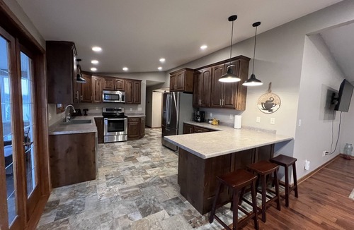 La Crosse House | Beautiful Riverfront Home near Celebrations. Excellent eagle viewing!