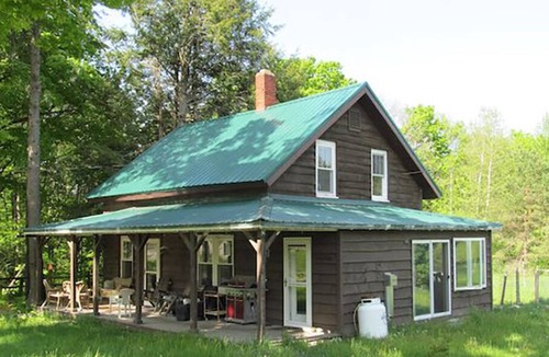 Malone House | Bela's Bungalow at Titus Mountain Family Ski Area and the Salmon River.