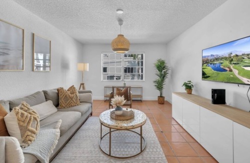 Key Biscayne Apartment | Boho Beach Apartment- Walking distance from the beach!