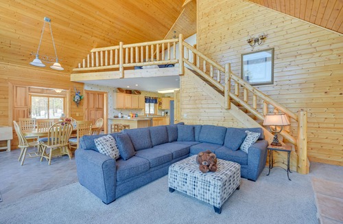 Minong House | Bright Minong Vacation Rental on Little Sand Lake!