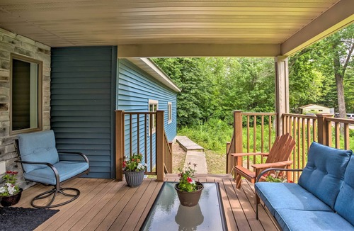 Balsam Lake Cottage | Cabin w/Dock & Porch Across From Balsam Lake