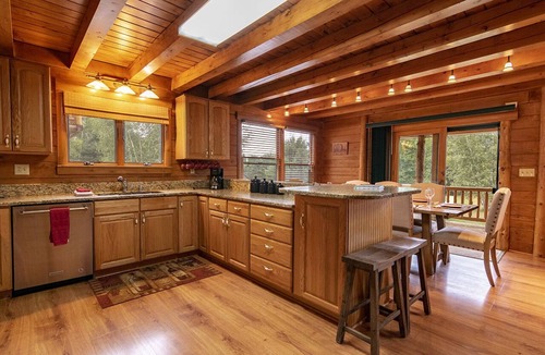 Wilmington House | Cedar Log Home sits on 41.87 private acres with mountain and meadow views