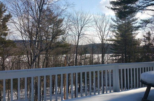 Elkins House | Charming home across from pristine Pleasant Lake, New London