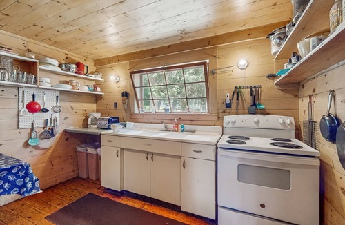 Charlotte Cottage | Classic lakefront cabin with screened-in porch & great views - dogs welcome