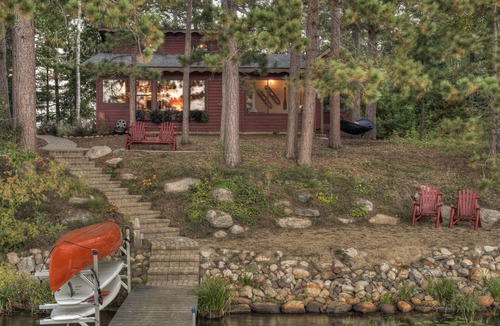 Crosslake Cabin | Classic Minnesota Cabin on Beautiful Lake O'Brien - Includes Pontoon Boat