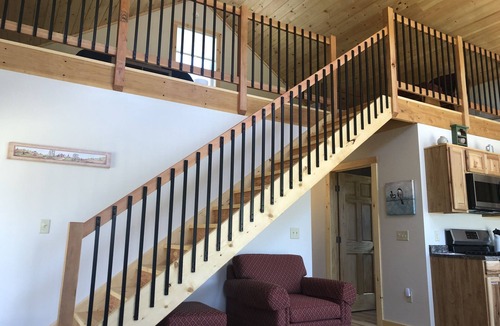 Stowe Area Cabin | Clover Meadow "barn" Cabin, Bright and open with beautiful views