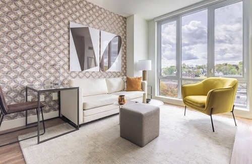 White Plains Apartment | Contemporary One Bedroom in Downtown White Plains