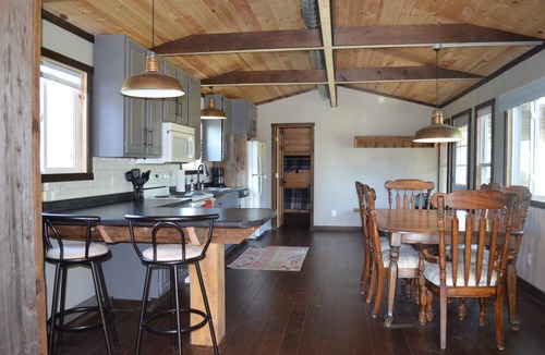 Merrillan Cabin | Controlled Chaos Basecamp - centered between Jackson & Clark County Trail System