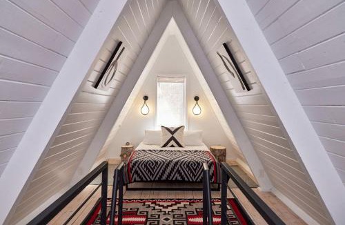 Canoncito Ski Chalet | Cool A-Frame Cabin Rental in New Mexico, for Unforgettable Vacations on the Pecos River