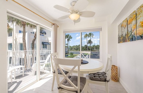 Port Canaveral Condo | Corner unit private balcony ocean view, pool & spa, beachfront access in Florida