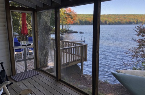 Harrisville Cottage | Cottage on the lake-you can't get any closer!
