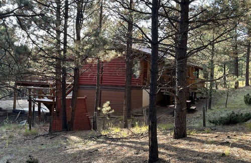 Angel Fire Cabin | Cozy cabin in the woods. 12 min from the Angel Fire ski resort; 6 to golf course