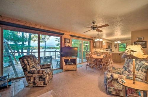 Chief Lake House | Cozy Hayward Cottage with Dock and Lakefront View