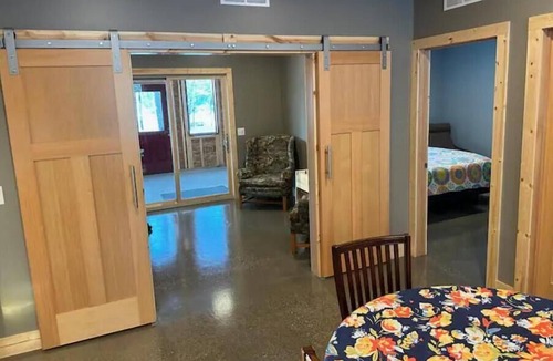 Pequot Lakes Cabin | Cozy, modern cabin set on an exceptionally private and peaceful river bend.