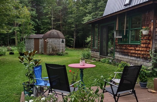 North Bangor Cabin | Cozy, rustic log cabin situated in the foothills of the Adirondack Mountains.