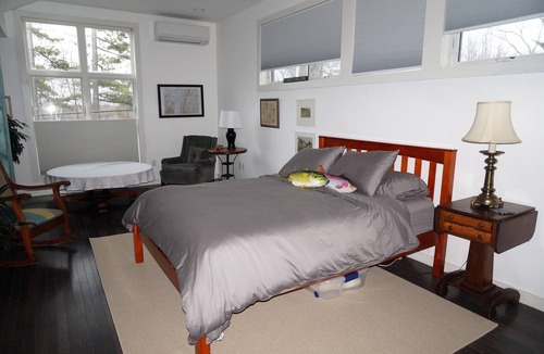 Malletts Bay Apartment | Cozy studio apartment near Island Line Bikeway and Lake Champlain.