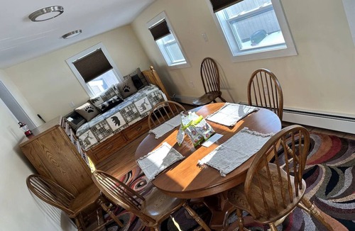 Schroon Lake Hotel | Cozy two bedroom suite with 2 queen beds and a twin.