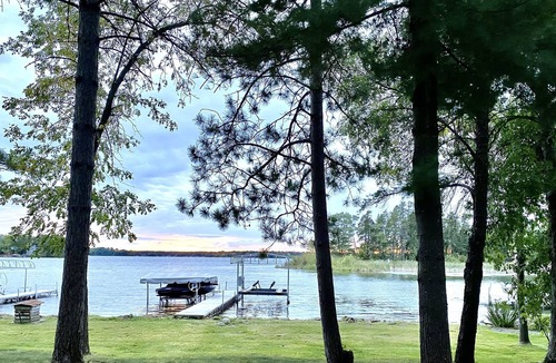 Crosslake Cabin | Crosslake Waterfront Bunkhouse - Beautiful Sunset Views & Sandbar in Cove!
