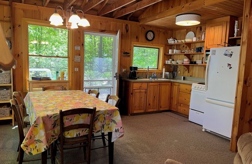 Frankfort Cottage | Crystal Lake Cozy, Quiet Cottage with large beachfront and lawn