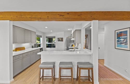 Stowe Area Condo | DESIGNER STOWE home: PRIME LOCATION, private hot tub with views