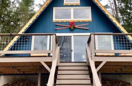 Antrim Ski Chalet | Direct Waterfront, Year-Round, A-Frame Cabin