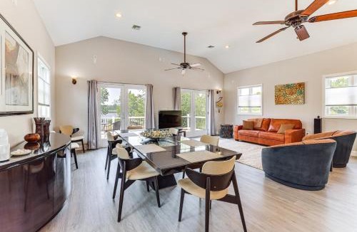 Waretown House | Dock + Backyard Bar: Spacious Barnegat Bay Retreat