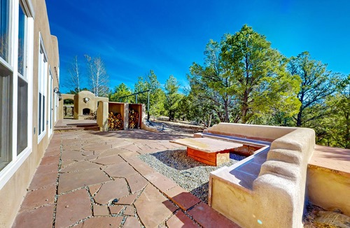 Valdez House | Dog-friendly home on 11 acres overlooking nt'l forest with fireplaces & patio