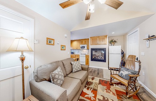 Eastern Vermont Cabin | Dog-friendly, mountain-view cabin with shared hot tub, fireplace, & central AC