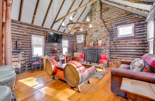 Blakeslee House | Easy Interstate Access: Original Poconos Log Cabin