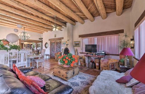 El Prado House | Eclectic El Prado Home with Hot Tub Near Downtown!