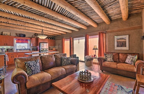 Taos House | El Prado Adobe Home: Courtyard w/Mountain Views!