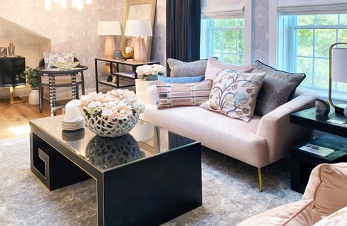 Lenox Bed & Breakfast | Elegant suite with a king bed, fireplace, and kitchenette.