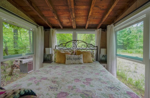 Pine City Cottage | Enchanting Old Blue Sleeping Cottage with loft, spa and breakfast!