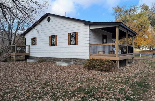 Elk River House | Enjoy beautiful sunsets year round from this spacious 3 BR home on Lake Orono.
