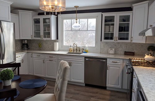 Lenox House | Enjoy comfortable elegance in this secluded grand home located in town