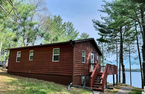 Spooner Cabin | Escape to the Lake - Rustic 3-bedroom log-sided cabin nestled amongst the pines