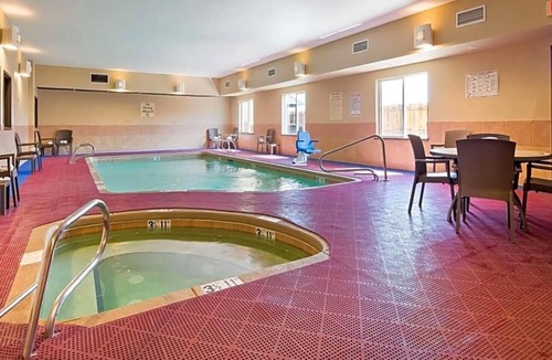 East Las Vegas Apartment | Featuring an indoor swimming pool and hot tub .