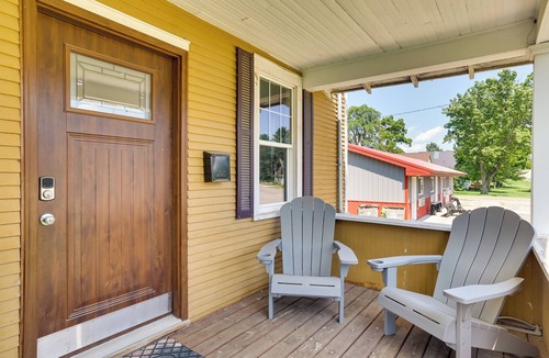 Hixton House | Gas Grill & Porch: Rural Hixton Vacation Home!