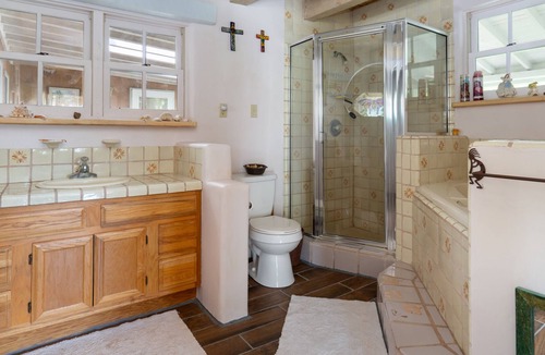 Canoncito House | Glorieta Mesa Retreat | Pet Friendly + Gardens & Koi Pond!