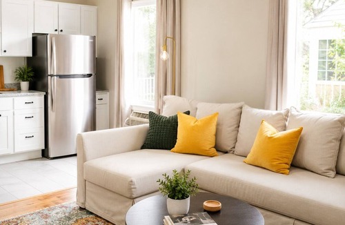 Montgomery Apartment | Guests book because it's convenient. They return because it feels effortless.