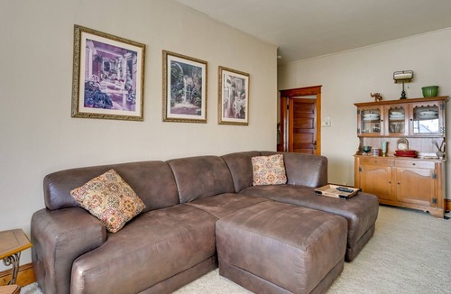 Eau Claire House | Historic Eau Claire Home w/ Porch + Sunroom!